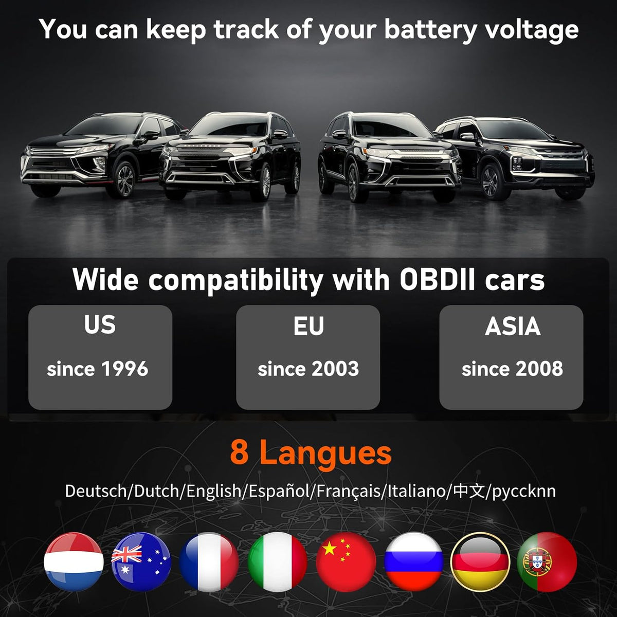 OBD2 Scanner Car Code Reader Scan Tool W153