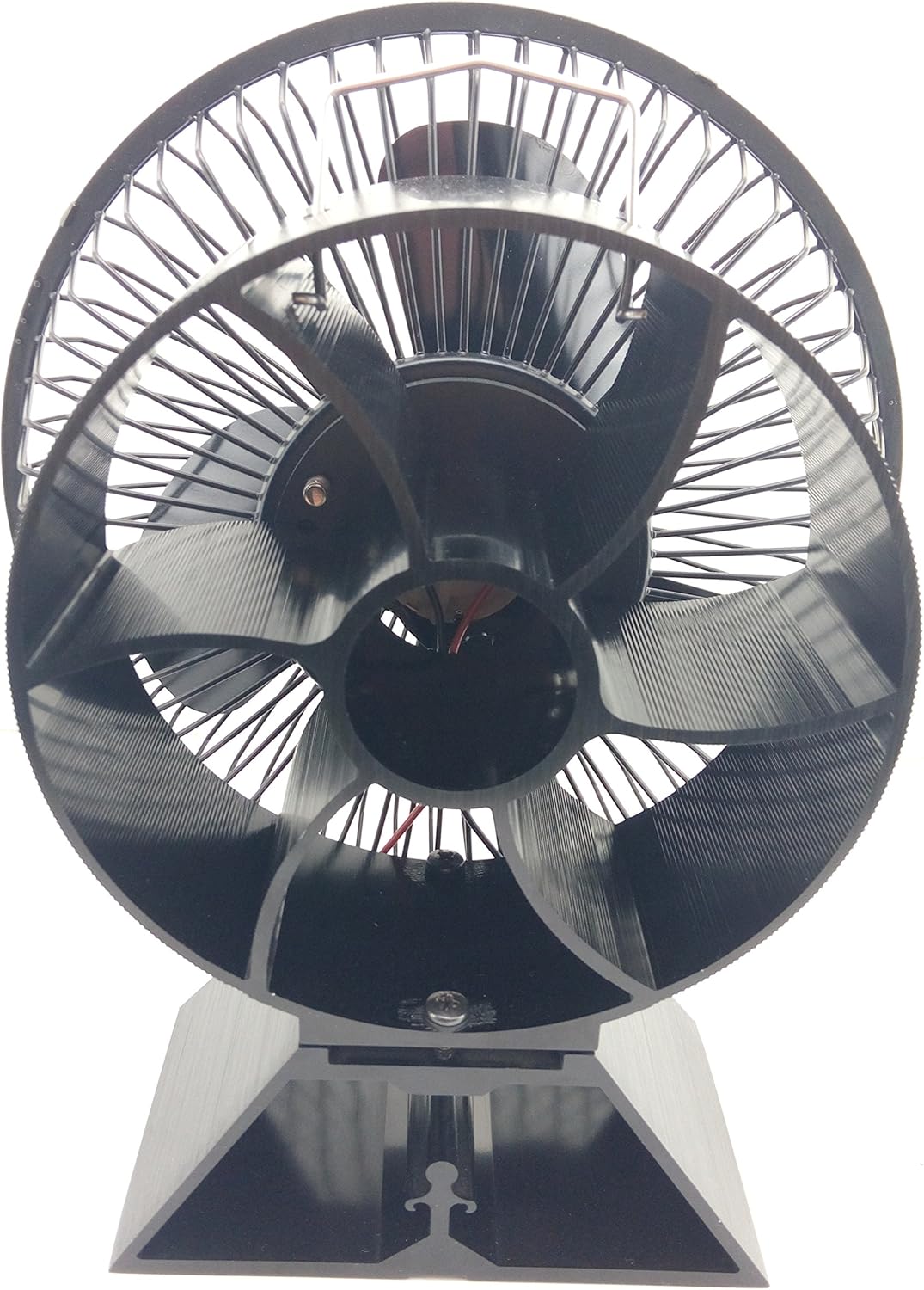 3 Blades Heat Powered Stove Fan with Protective Cover, Pack of 2 B96125