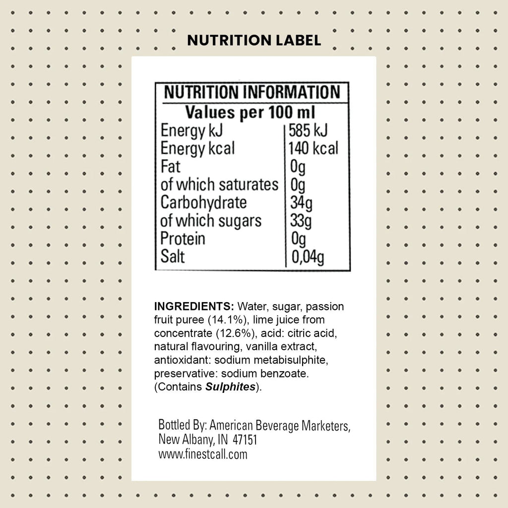 Pornstar Martini Drink Mix, 1 Liter Bottle (33.8 Fl Oz), Pack Of 3 V377870