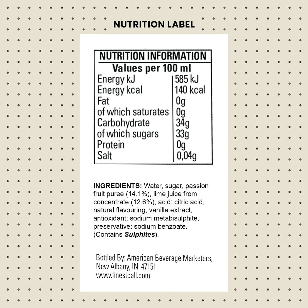Pornstar Martini Drink Mix, 1 Liter Bottle (33.8 Fl Oz), Pack Of 3 V377870