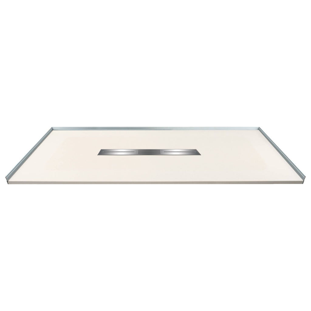 60-in L x 31.5-in Shower Base with Center Drain Q611494