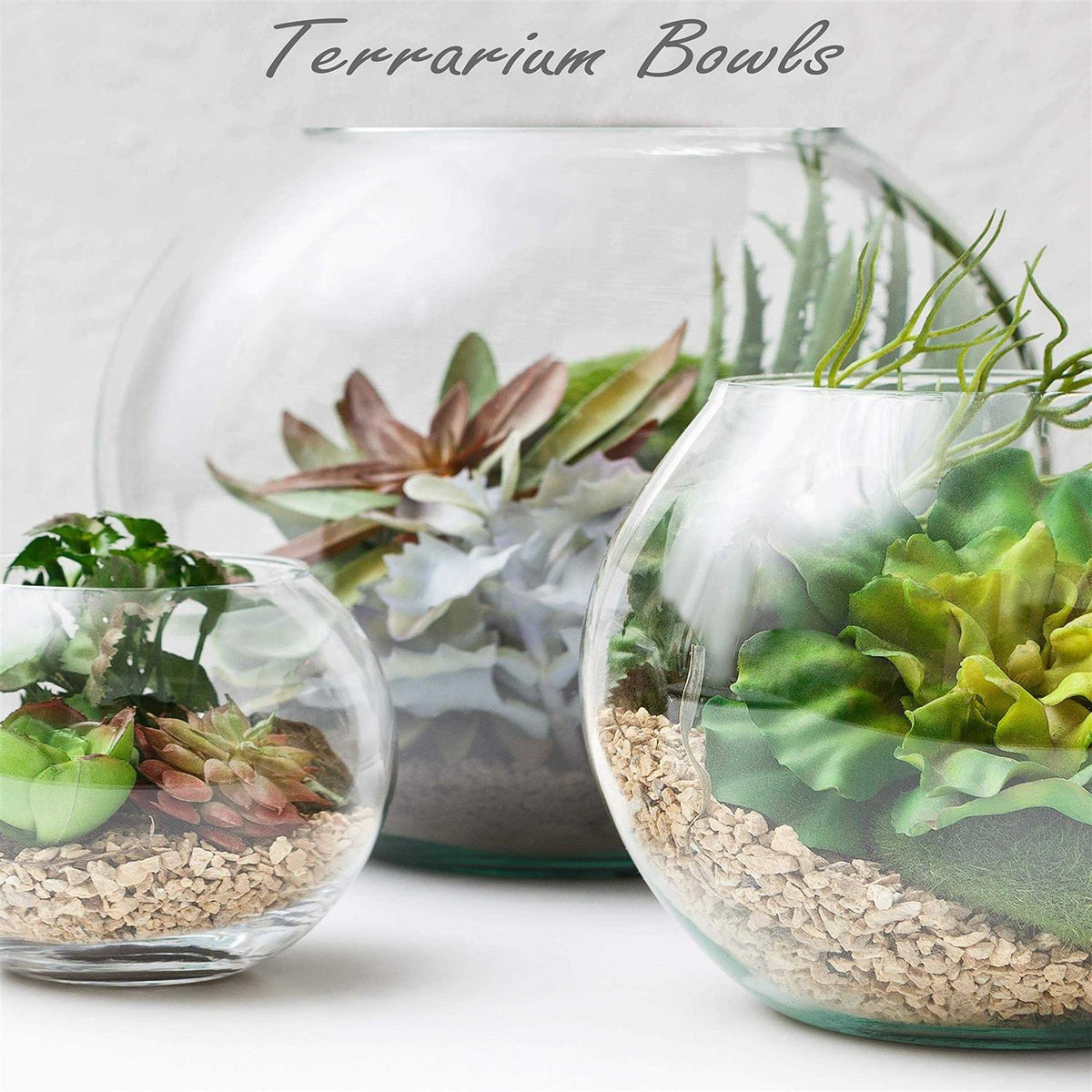 Glass Bubble Bowl Vase K8532