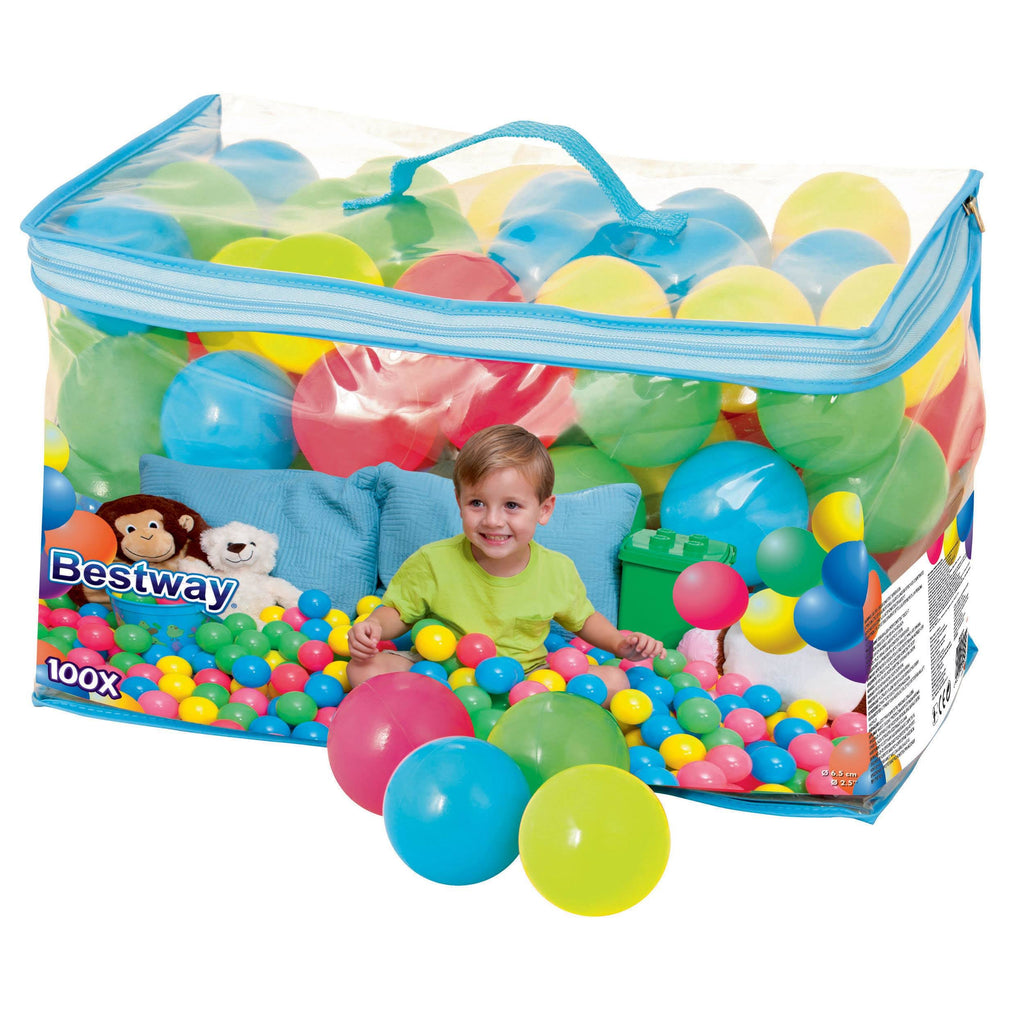 Plastic Play Balls 100 Count 6 Pack M904