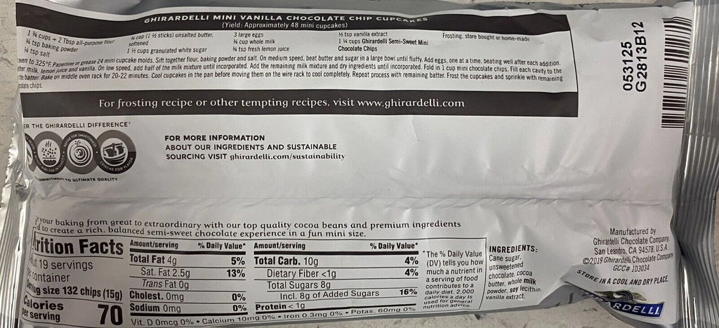 Semi Sweet Chocolate Baking Chips 10 oz 2 Pack S82652