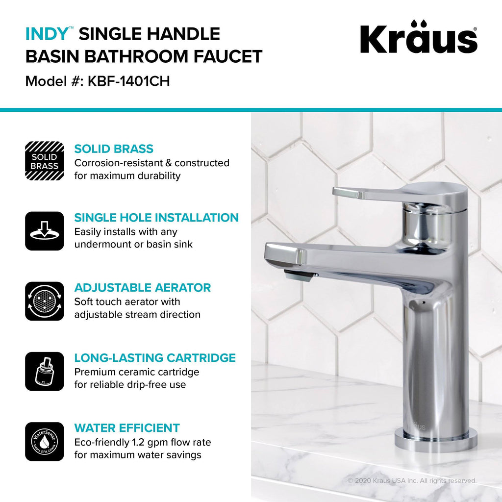 Brushed Gold Single Handle 2-Pack Bathroom Faucet E167