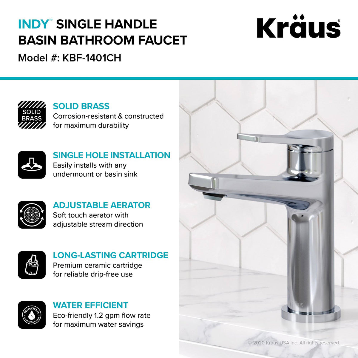 Brushed Gold Single Handle 2-Pack Bathroom Faucet E167