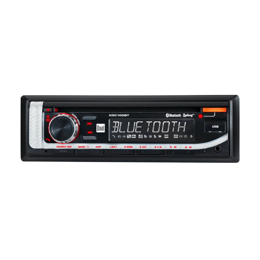 Single DIN Car Stereo with CD Player, Bluetooth, USB Q59702