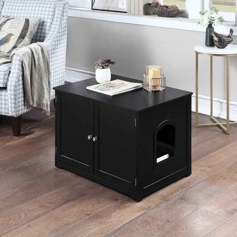 Black Kitty Litter Loo Bench D99821