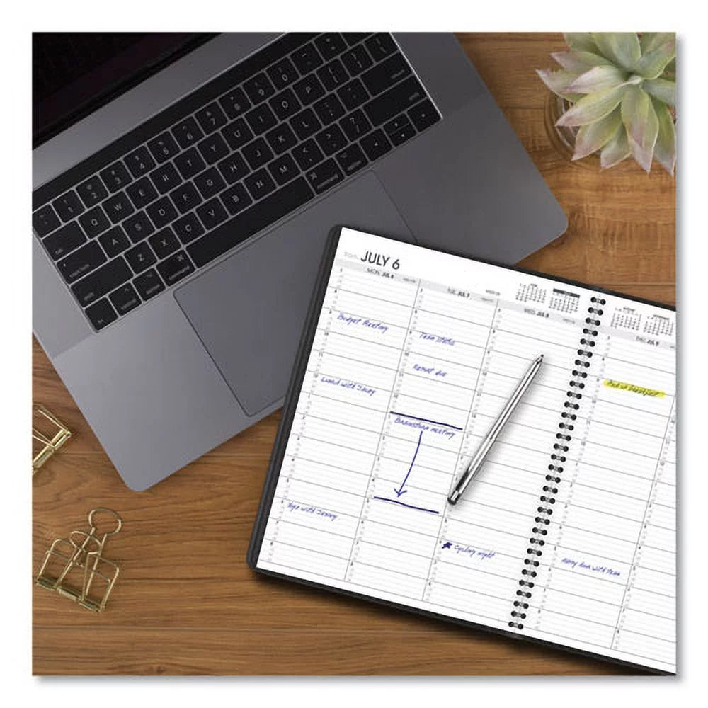 Black 14-Month Weekly Appointment Book T1649