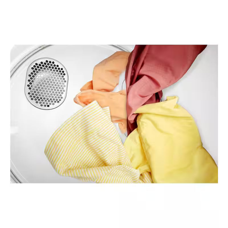 White Compact Electric Vented Dryer K4814