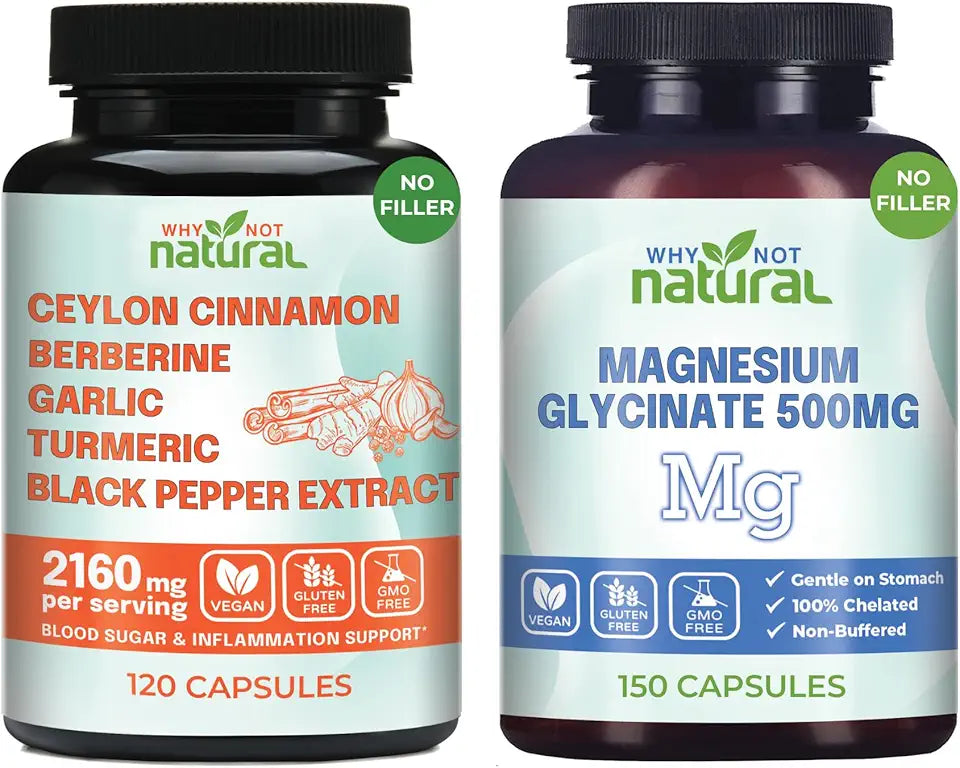 Magnesium Glycinate and Organic Ceylon Cinnamon Complex P406