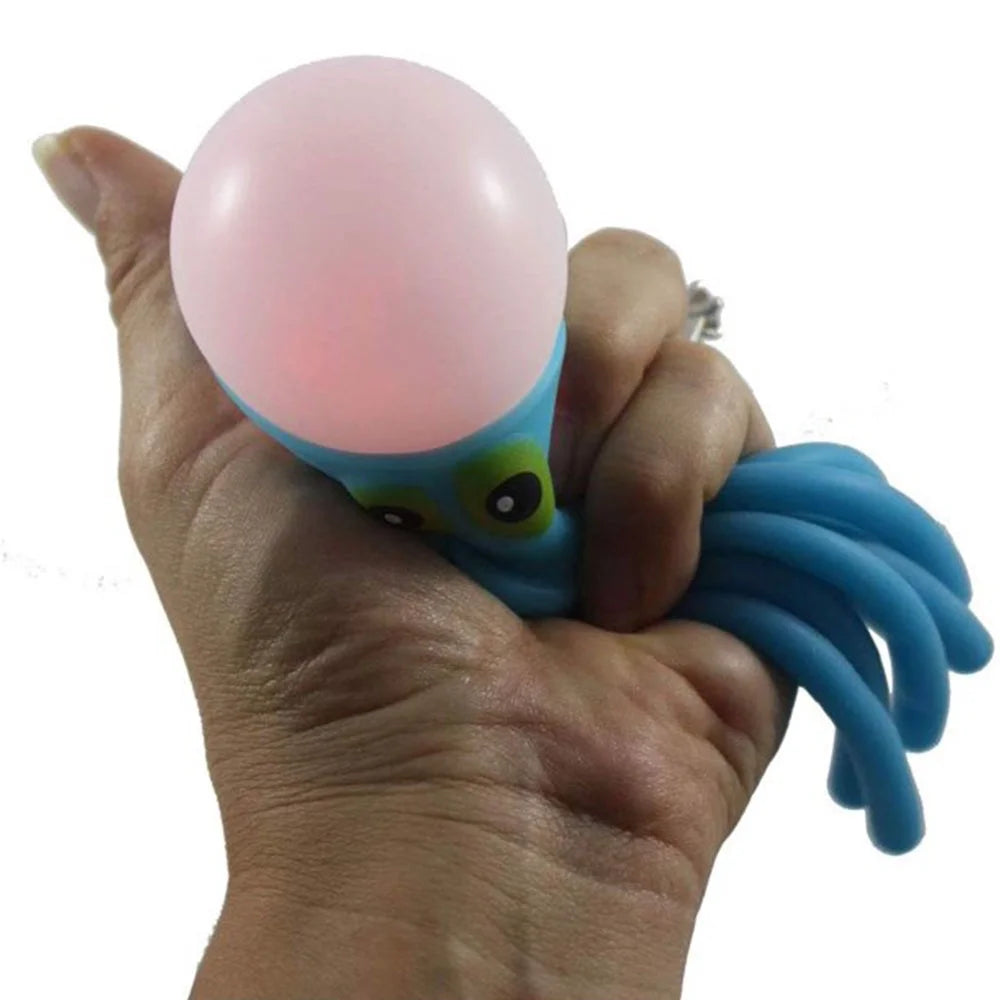 1 Pc Octopus Rubber Bath Toys N84201