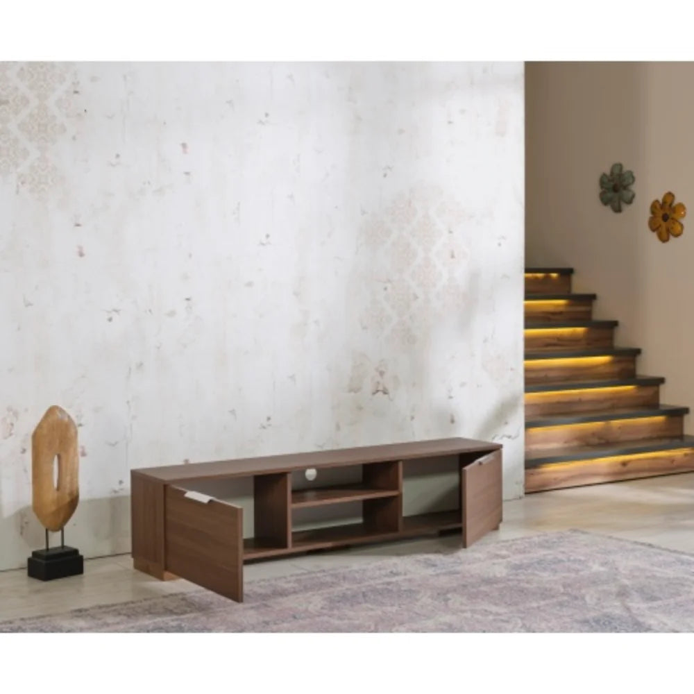 Mid Century Modern White 66 inch Tv Stand Y834