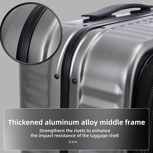 White 29 Inch Lightweight Hardshell ABS+PC Checked Luggage with TSA Lock P322