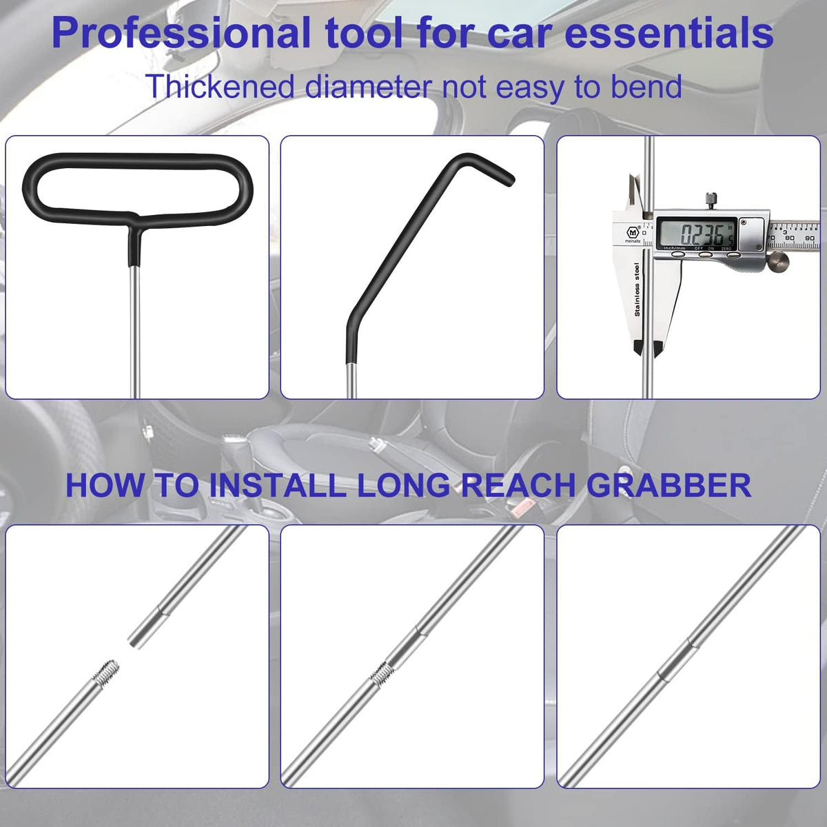 Car Tools Kit and Auto Trim Removal Tool Pack of 2 E68612