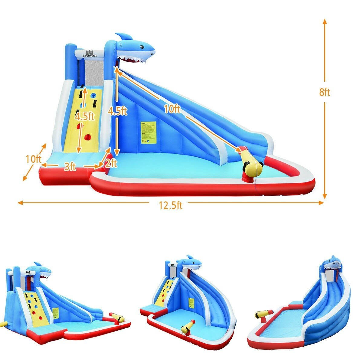 Inflatable Water Slide Bounce House Castle W180
