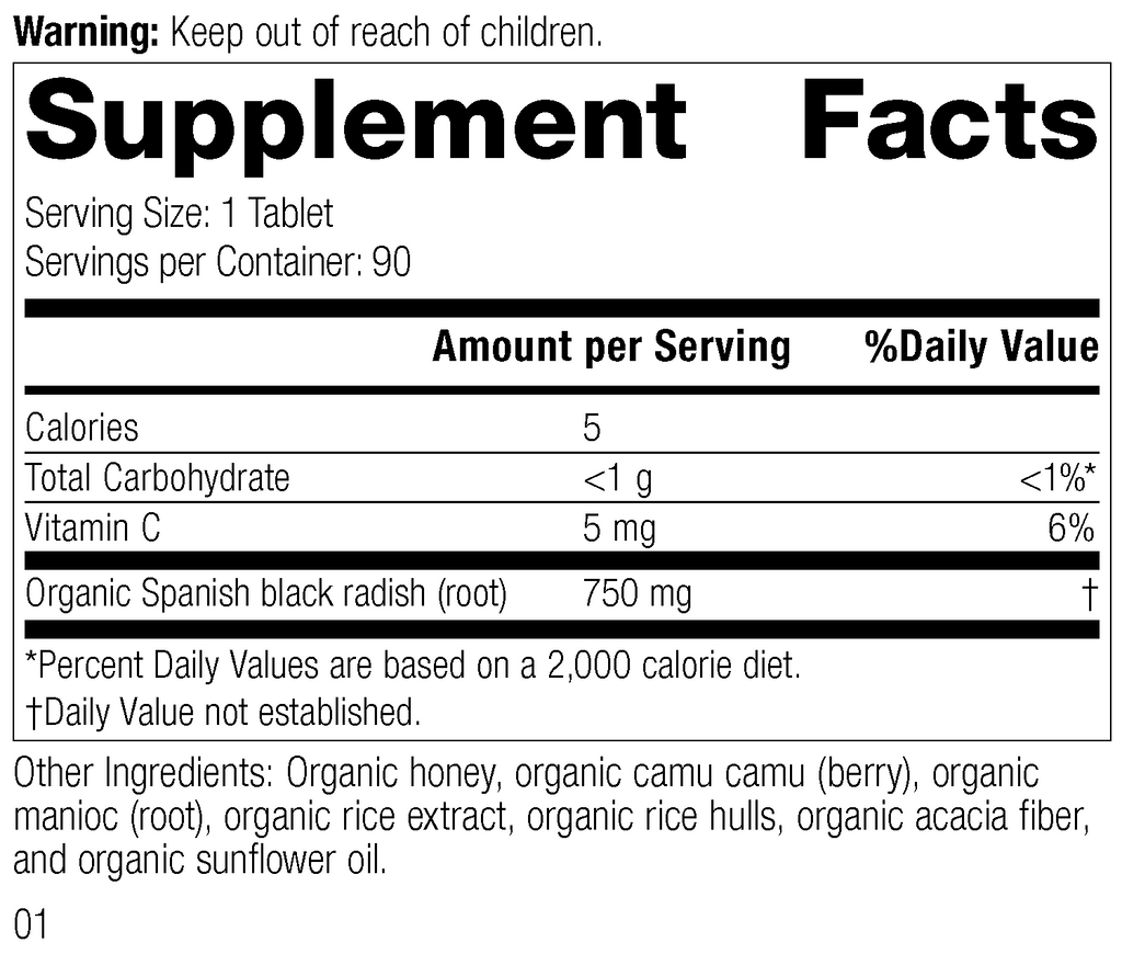 Black Radish 90 Tablets J91545
