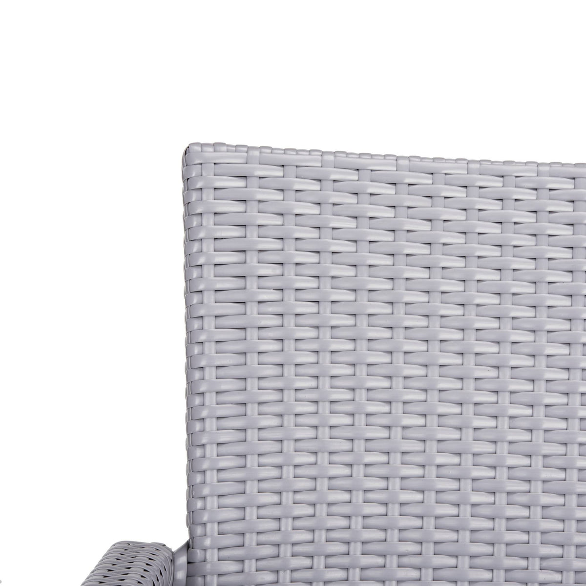 Stacking Arm Chair Grey Set of 2 V213