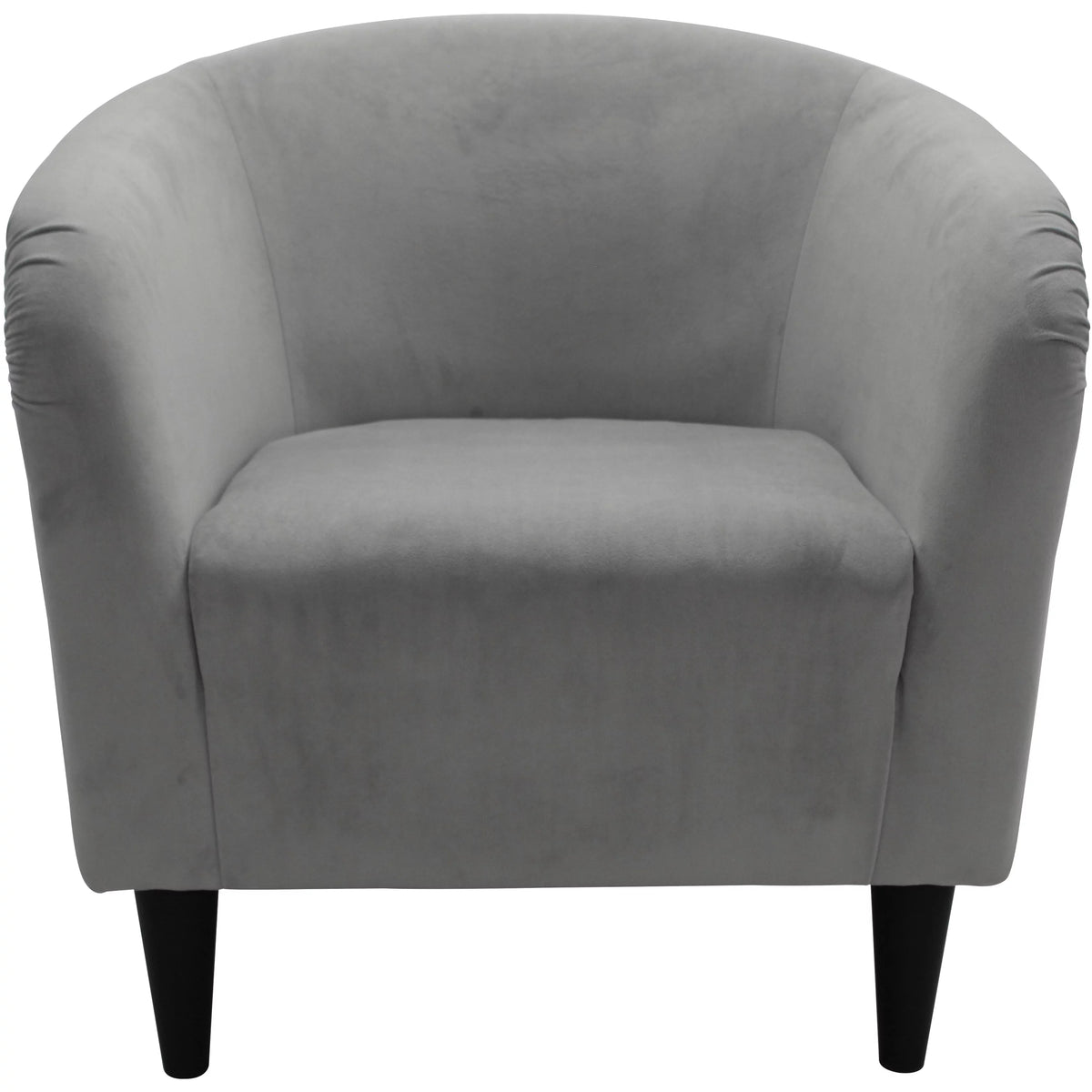 Dove Gray Microfiber Accent Chair J149