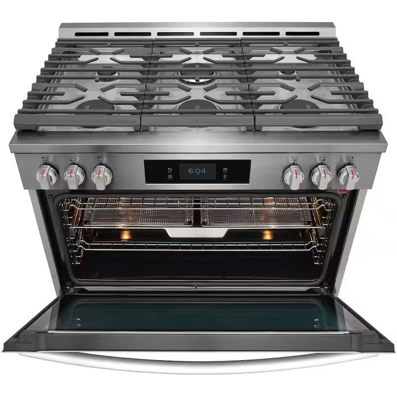 6-Burner Slide-In Dual Fuel Range with Air Fry N974