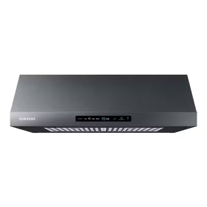 30 in. Convertible Under Cabinet Range Hood in Black Stainless Steel Y709742