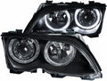 Projector Headlights with Halo Black S1398