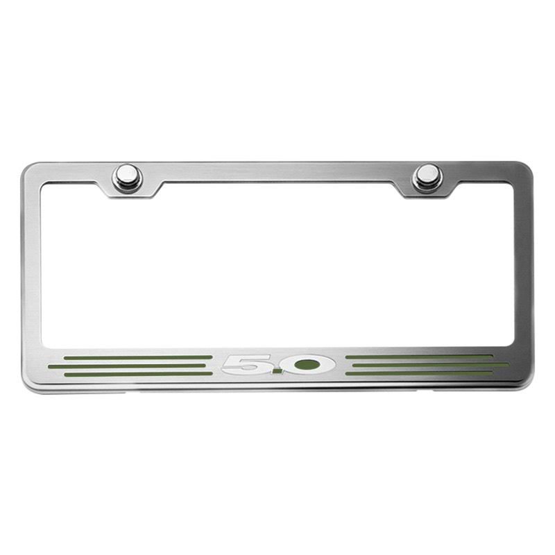 Yellow Solid Rear Tag Frame N241