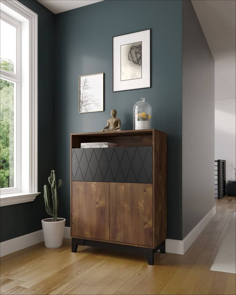 Truffle Black Secretary Desk H682