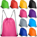 50 Pcs 10 Colors Nylon Drawstring Backpack Y144