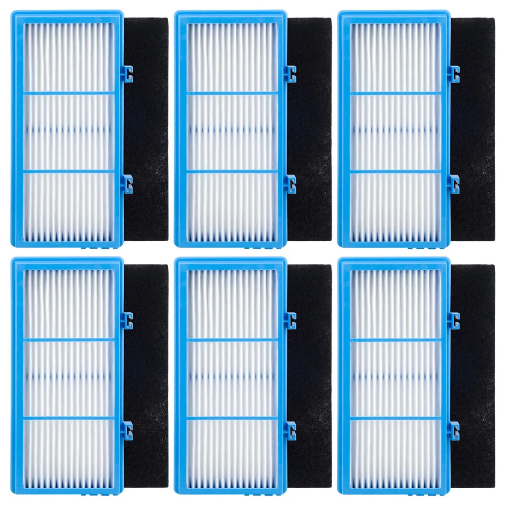 6 Pack HEPA Filters and Carbon Booster Sheets Replacement Parts T4488