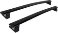 Black Roof Top Cross Bars Rack Cargo Carrier F4557