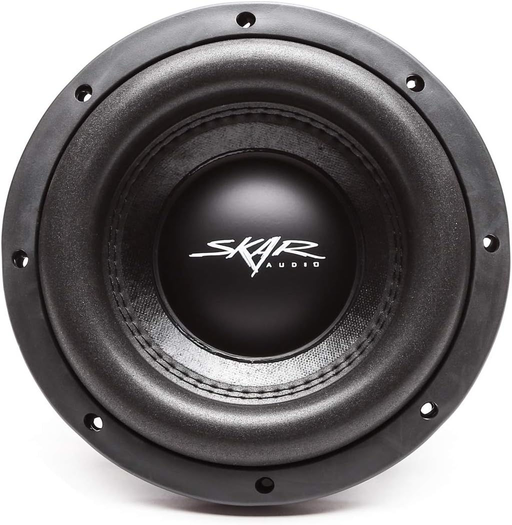 8" 600W Dual 4 Ohm Shallow Mount Car Subwoofer Pack of 2 M697
