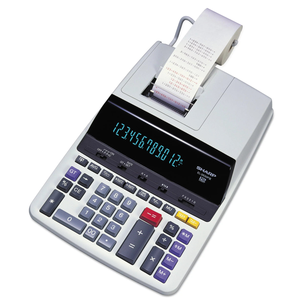 12 Digit Commercial Printing Calculator H563