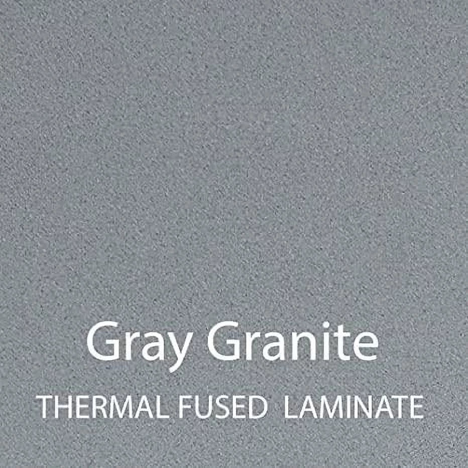 42x42" Gray Granite Laminate Desk P683264