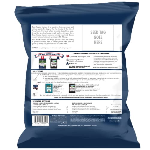 Black Beauty Grass Seed 7 lb I3973