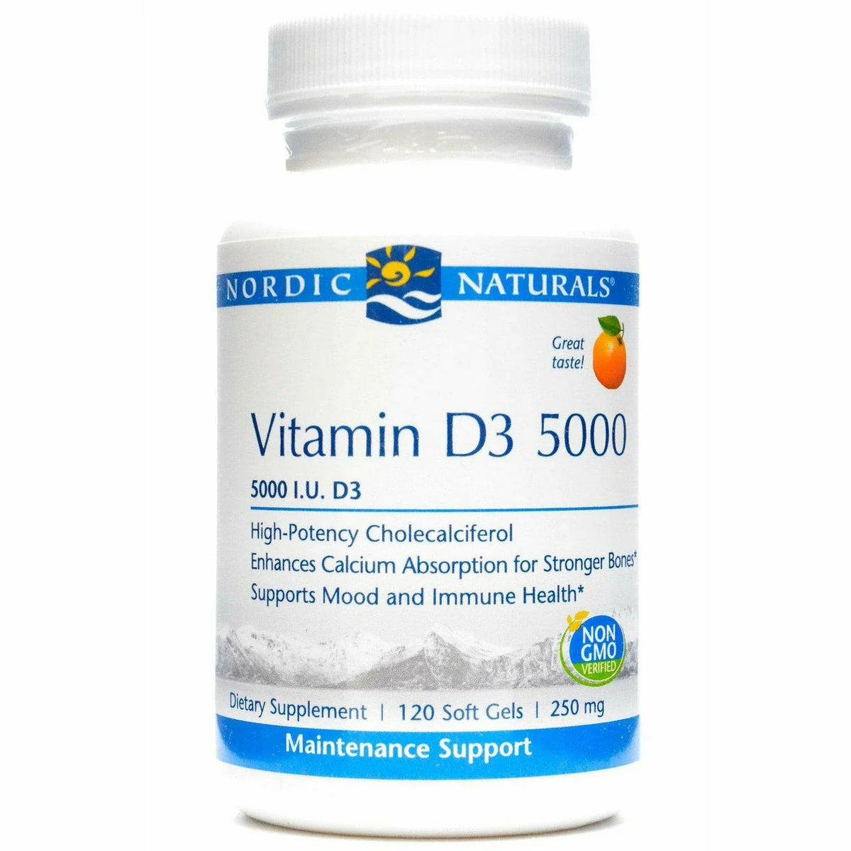 Vitamin D3 5000 IU 120 gels O306178