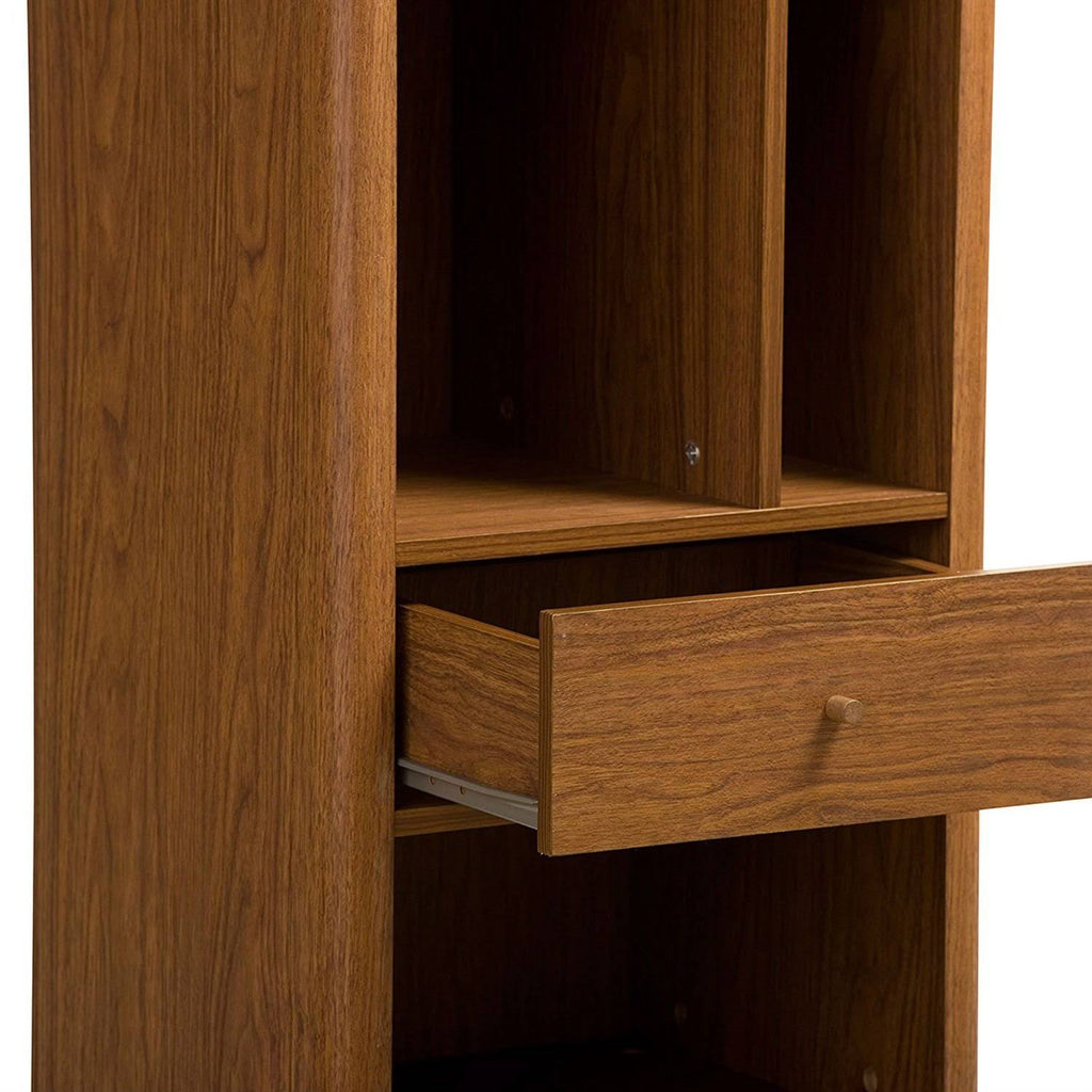 Mid-Century Modern Bookcase Sideboard Cabinet Z9697