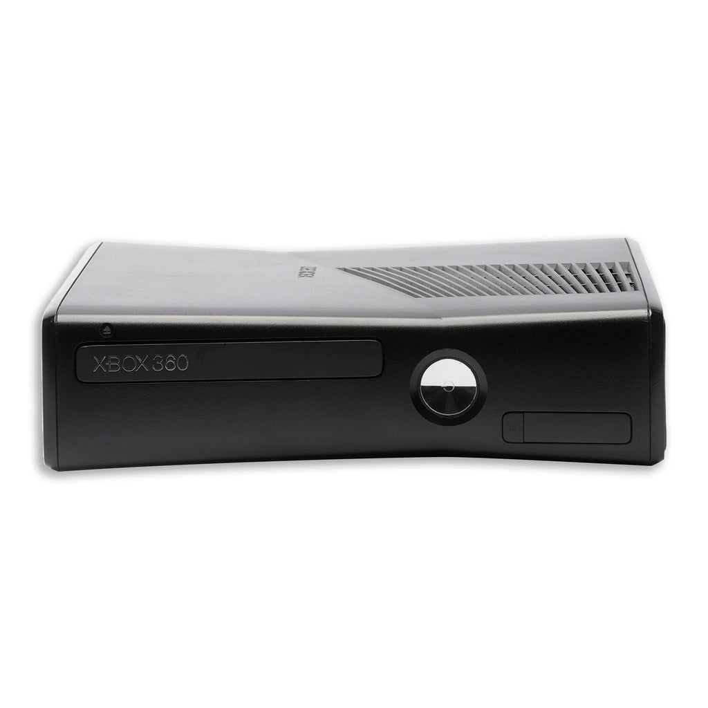 Restored Xbox 360 S 250GB Game Console Black with 2 Black Controllers T3000