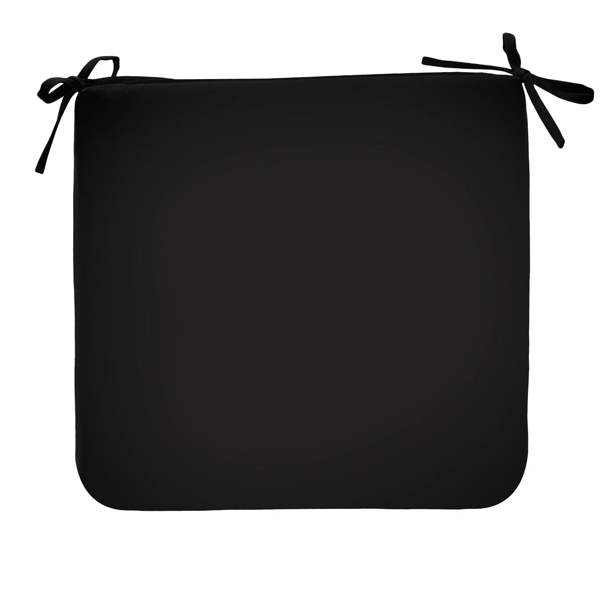 Seat Cushion 18 x 19 in Solid Black Z798