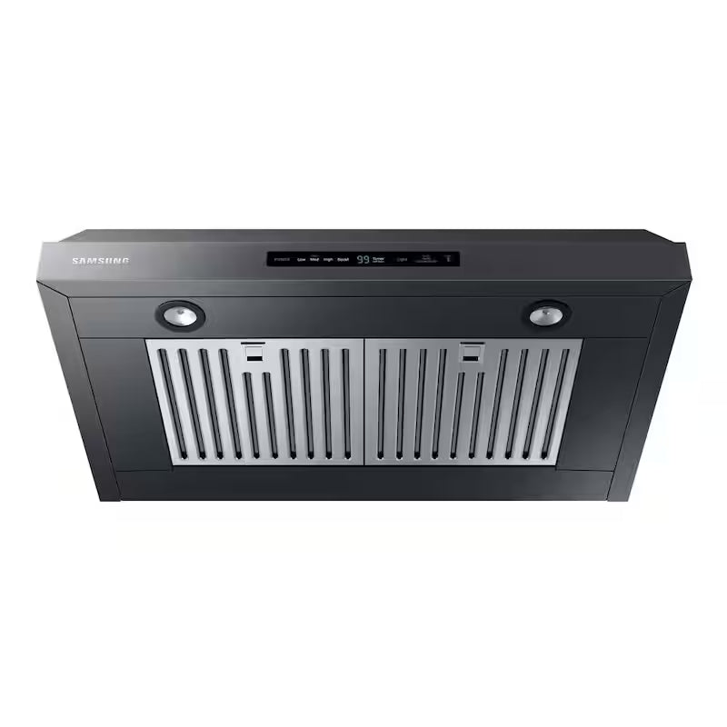 30 in. Convertible Under Cabinet Range Hood in Black Stainless Steel Y709742