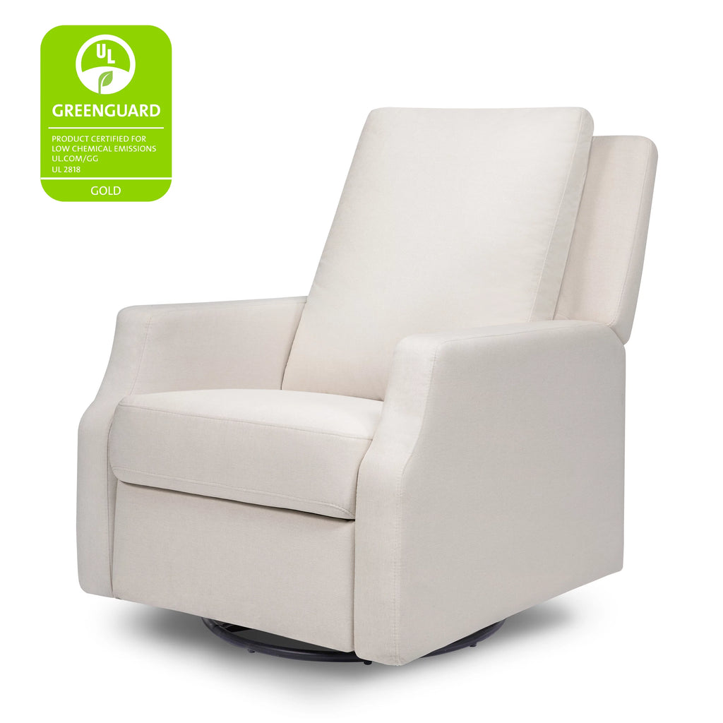 Cream Recliner and Swivel Glider J162
