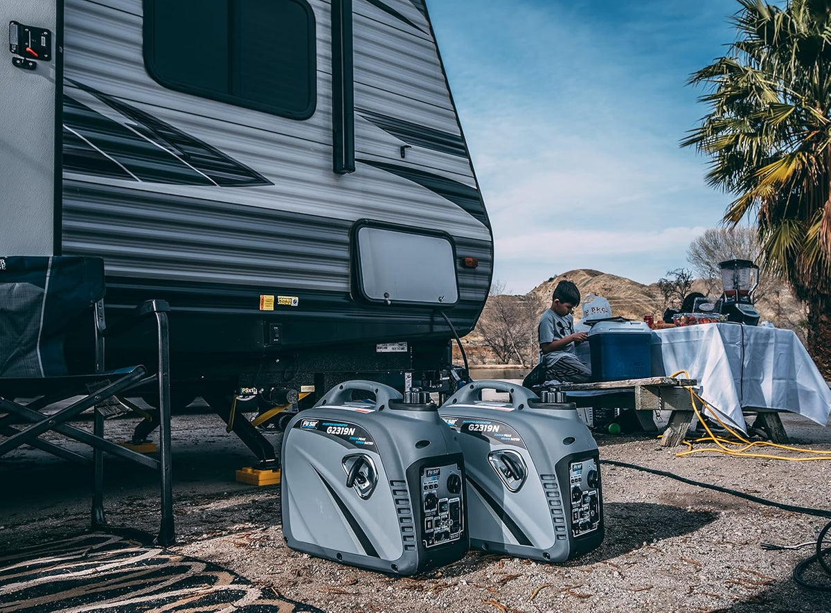 2,300W Portable Gas-Powered Inverter Generator with USB Outlet X91142