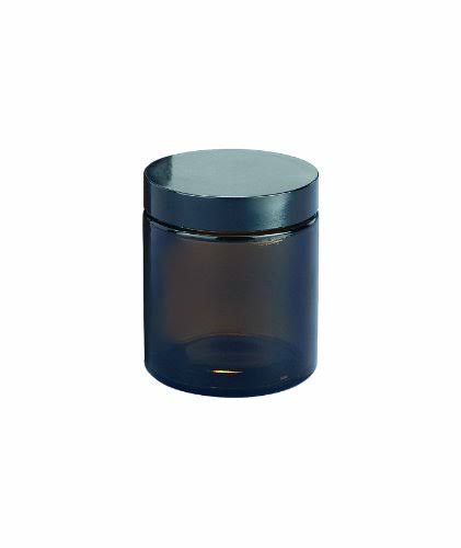 Amber Wide Mouth Glass Jars with Cap, 250ml, Case of 12 H74450