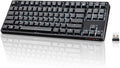 87 Key Tenkeyless Wireless Mechanical Keyboard with Brown Switches and White LED Backlit X399