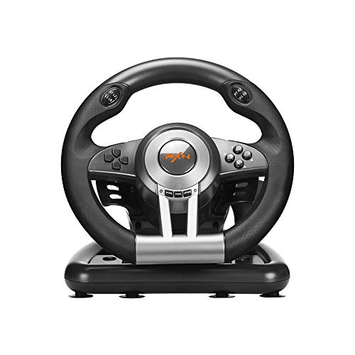 Orange Racing Wheel with Pedals C3528