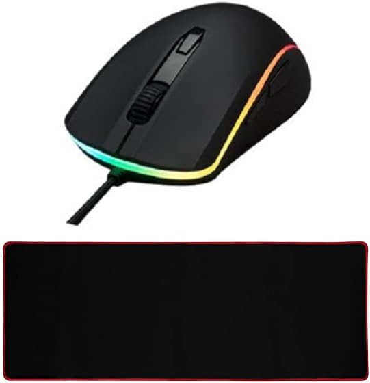 Wired Optical Gaming Mouse with Extended Mouse Pad Bundle N904