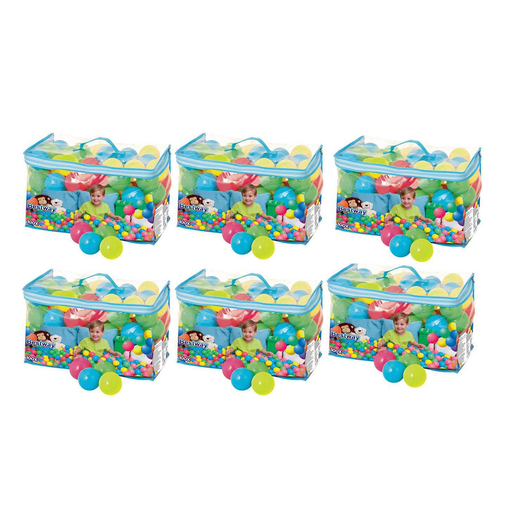 Plastic Play Balls 100 Count 6 Pack M904