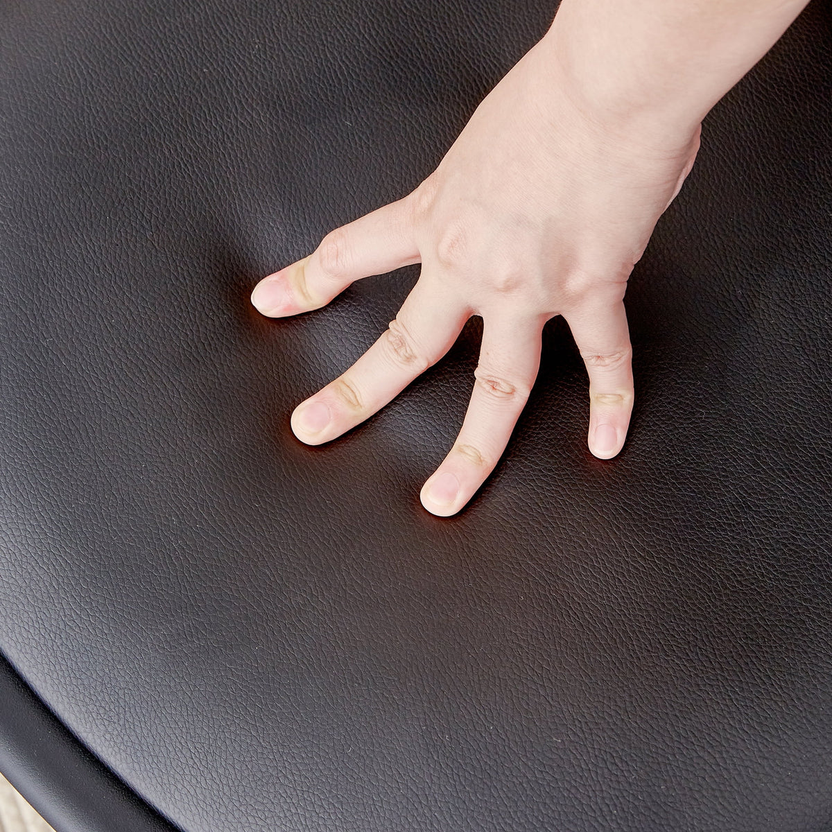 Black Adjustable 360 °Swivel Armless Computer Chair W7864