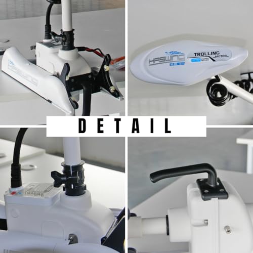 12V 55LB 54 Inch Shaft Electric Trolling Motor with Remote Control N649
