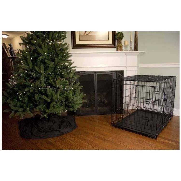 Foldable Double Door Pet Crate with Divider B6897